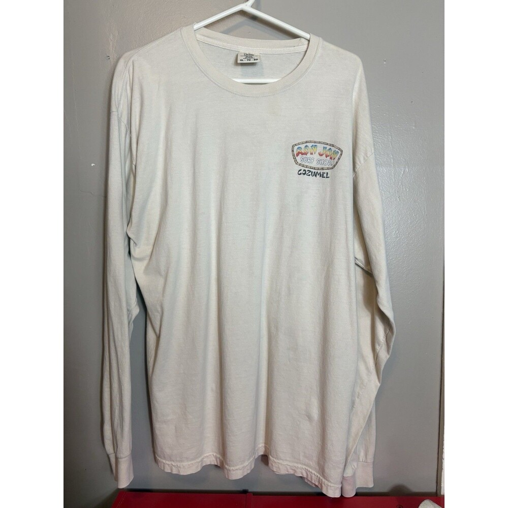 Ron Jon Surf Shop Cozumel Marlin Graphic Long Sleeve T-Shirt Mens XL